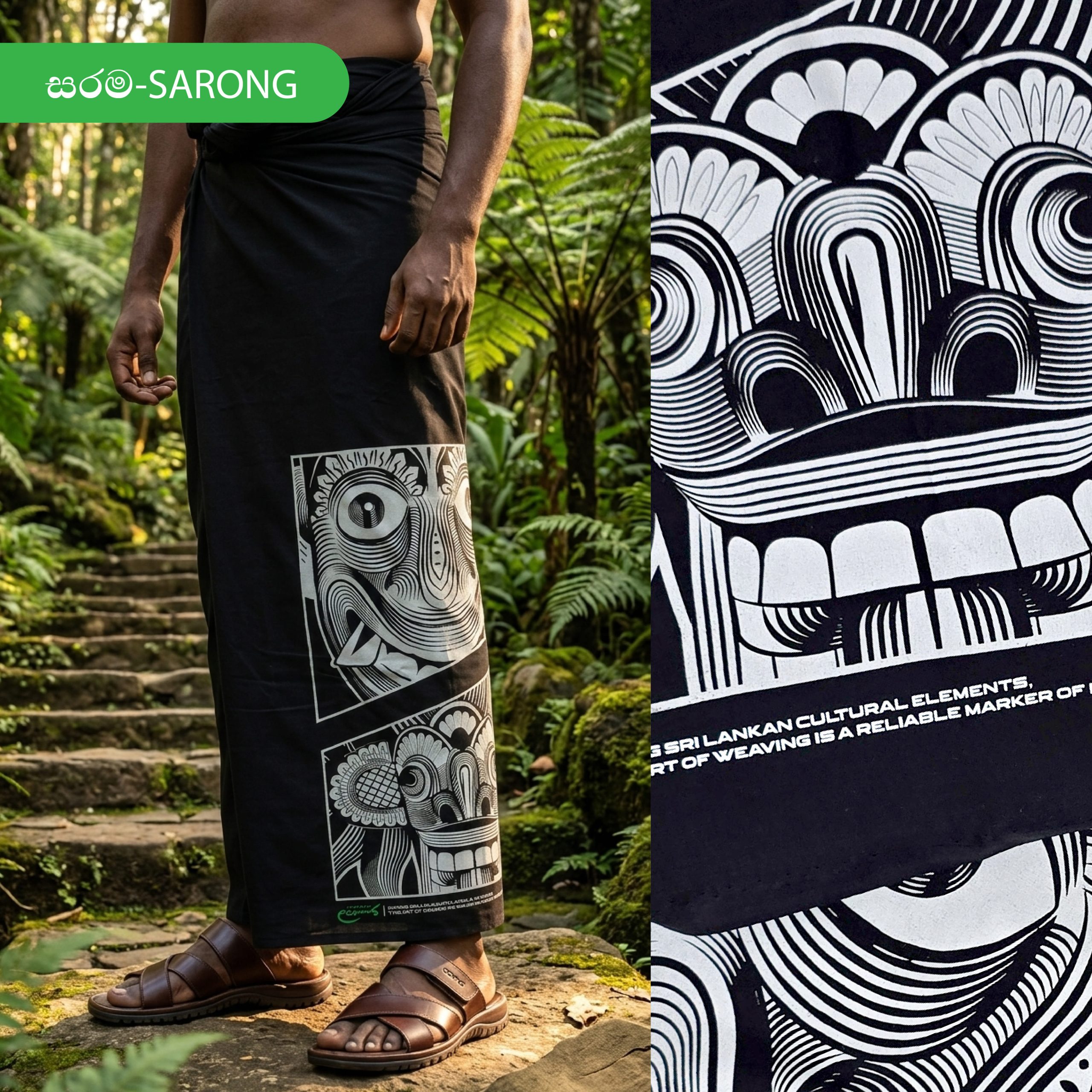 හෙළ උරුමයේ අභිමානවත් සරම් විලාසිතාව - The proud sarong style of Sri Lankan legacy - Image 2
